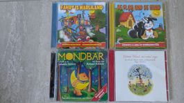 4 Kinder Cd's (Mondbär/Fahrt is Märliland/De Floh und Hund