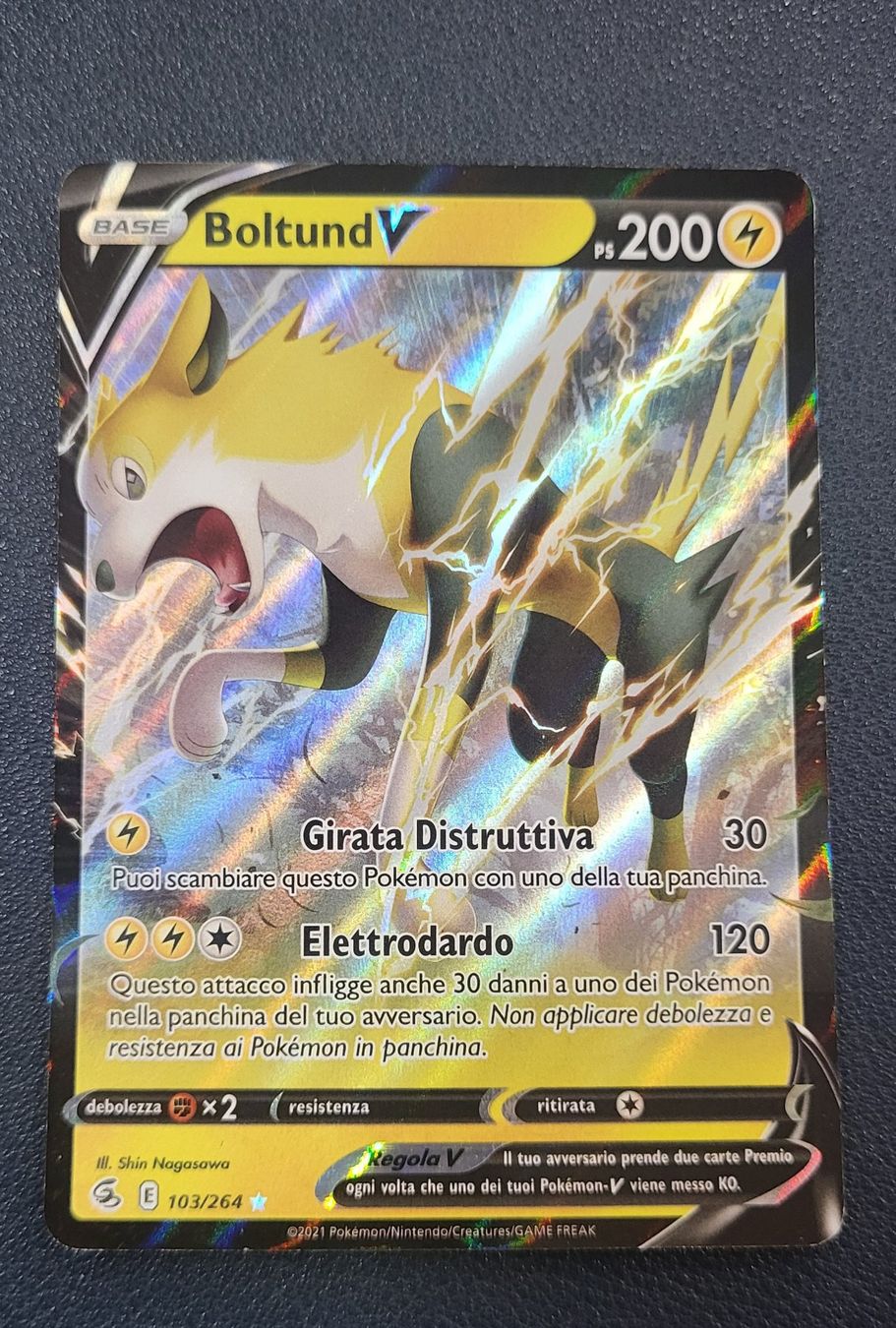 Pokémon Carte collezionabili: Pokemon 103/264 Boltund V IT – Usato da Lugano venduto da pan_5zpg