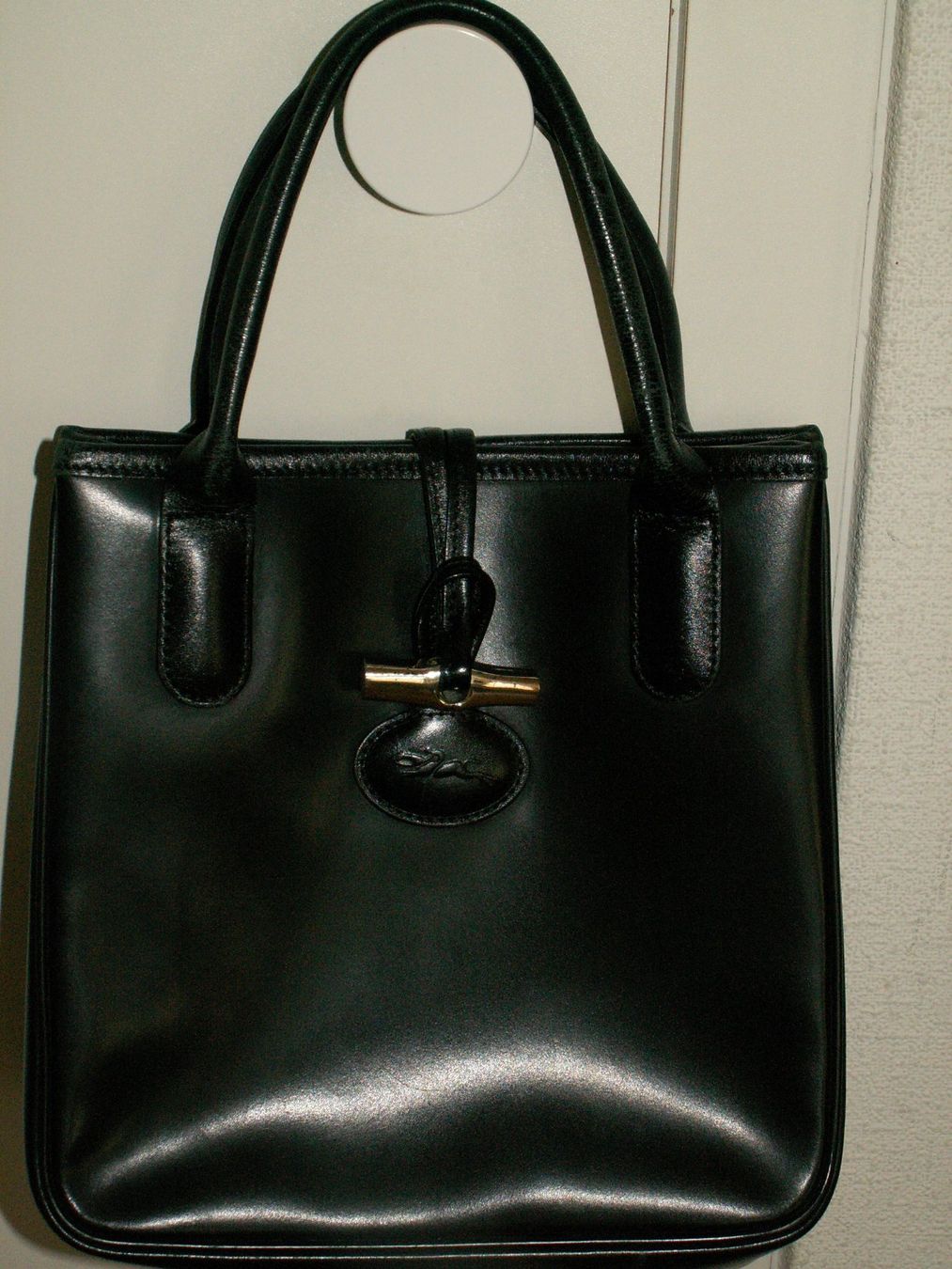Longchamp Borse da donna: Sac Longchamp roseau cuir noir – Usato da Le Grand-Saconnex venduto da Lanine01