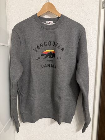Neuwertiger Pullover „Vancouver Canada“, XS, ca. 36, grau