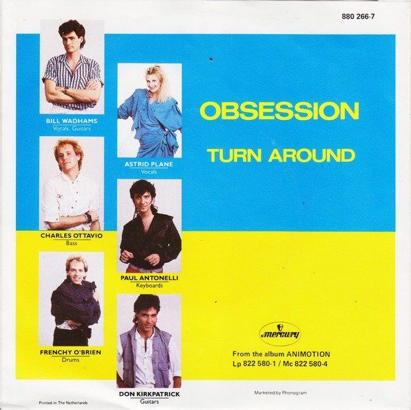 Schallplatten: Animotion: Obsession 7" – Gebraucht aus Steinhausen von Vilivinili 1