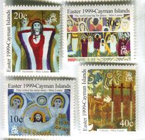 Briefmarken "Ostern". Kaimaninseln.
