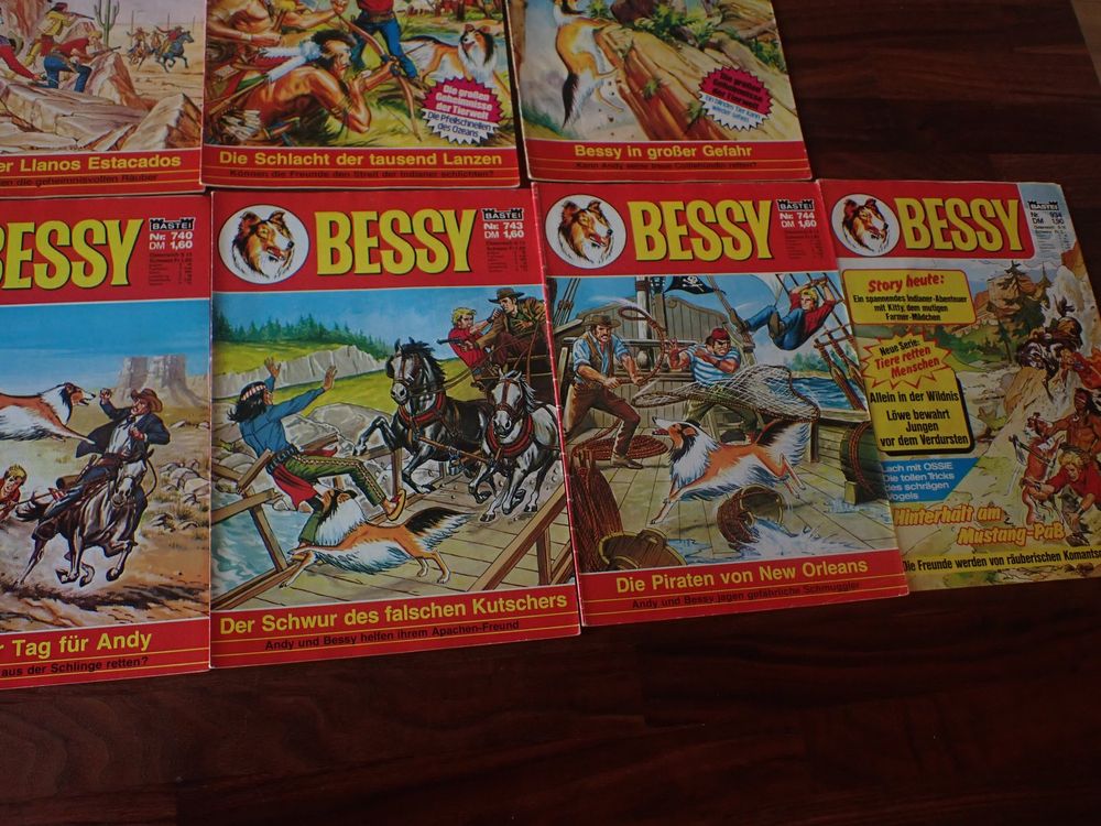 25 alte BESSY Comic Hefte BASTEI Verlag ab 1965 (Gebraucht) in ...