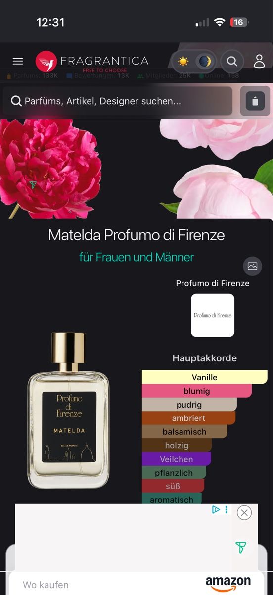 Profumi & Eau de Toilette: Matelda Profumo di Firenze , 2 ml – Usato da Sursee venduto da nri_sbv9 1