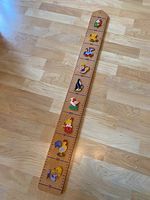 Echtholz Messlatte - Made in West Germany / Mertens-Kunst
