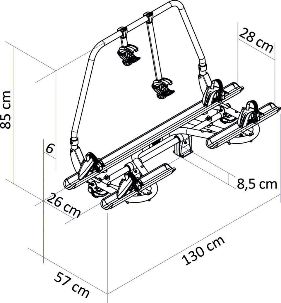 Portapacchi: Thule Fahrradträger Caravan Superb XT – Nuovo e nell'imballaggio originale da Bottighofen venduto da zaap 1