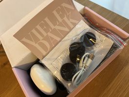 GlowNow Cellulite Massagegeraet mit Waermetherapie.