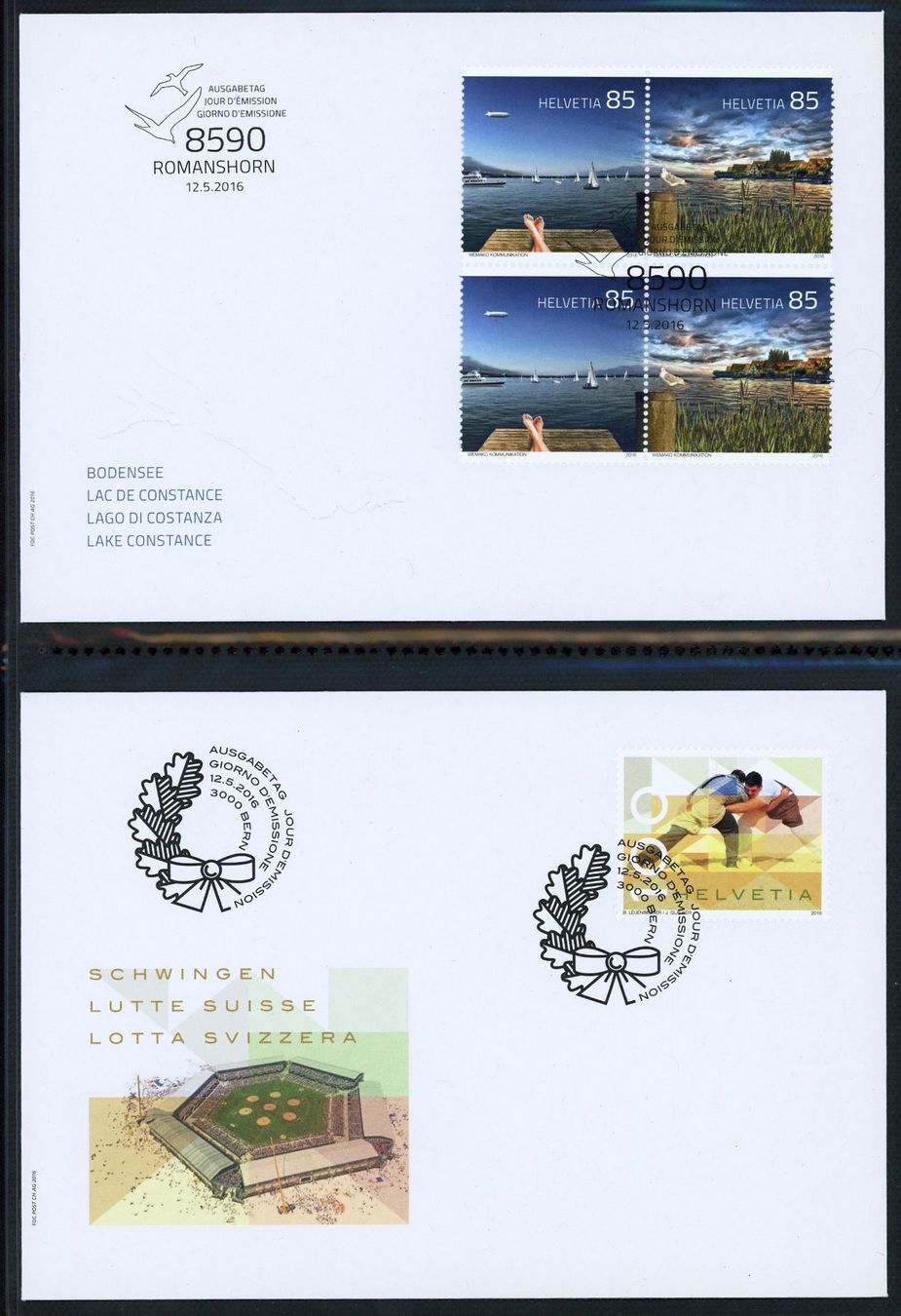 Tutti i francobolli: Sammlung FDC 2014-2016, einzeln und Viererblocks, PP, PJ, FM – Nuovo (secondo la descrizione) da Basel venduto da Strubelibs 3
