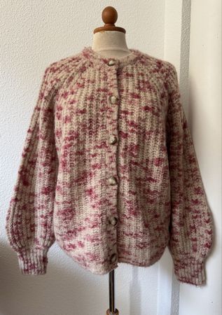 Gilet Sézane beige rose taille M