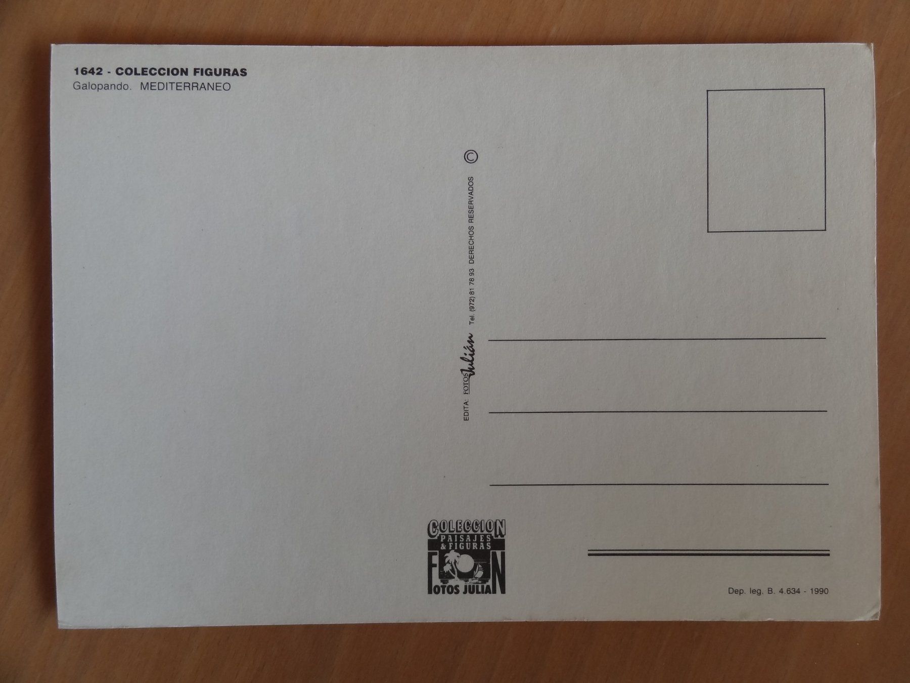Cartoline postali: Erotik AK - Mediterraneo - Galopando – Usato da St Léonard venduto da Riglin 1