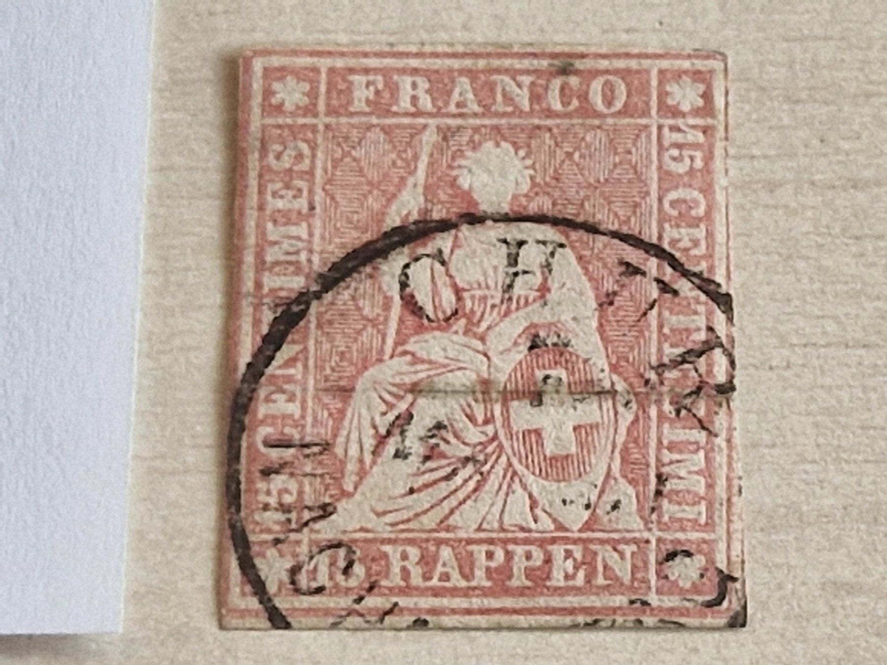 Tutti i francobolli: Strubel 24G, signiert, CHUR, ab 1.- – Usato da Burgdorf venduto da Glossy01 1