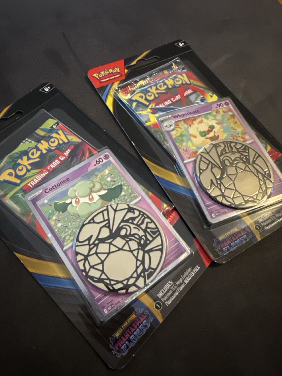 Pokémon Carte collezionabili: 2 boosters pack MEG Phantasmal Flames - MEP 018 & MEP 019 – Nuovo e nell'imballaggio originale da Martigny venduto da lauraalizeepil
