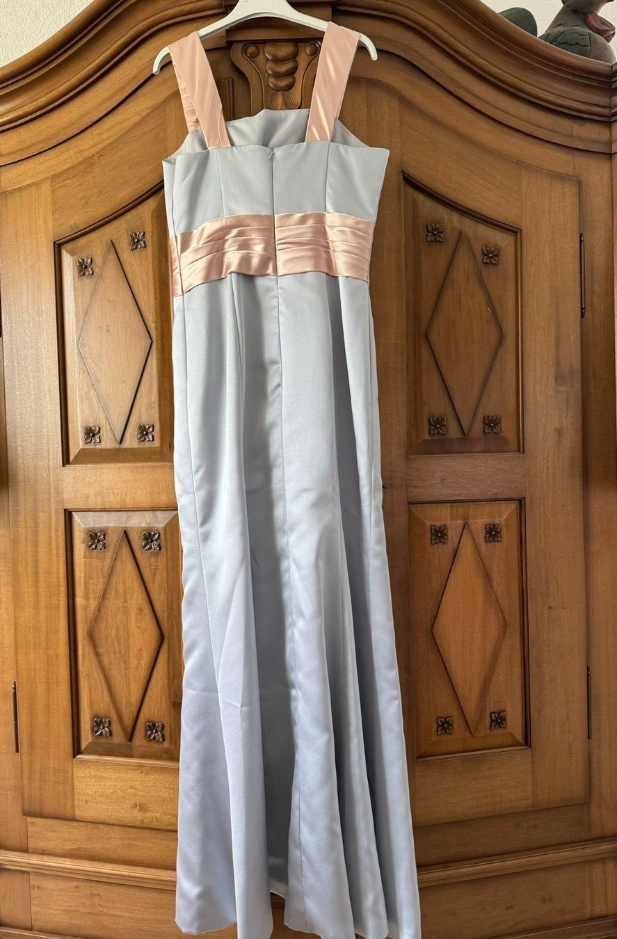 Vestiti: Abendkleid lang mit Bolero, Grösse 36/38, hellgrau/rosé – Usato da Nürensdorf venduto da Magi14 2