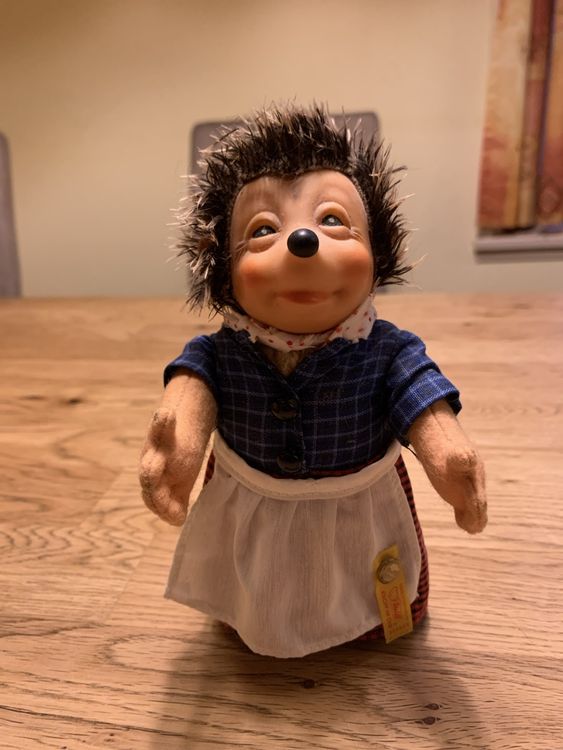 Figurine Hérisson Mecki Steiff 20 Cm - Années 1940 - Occasion état Correct