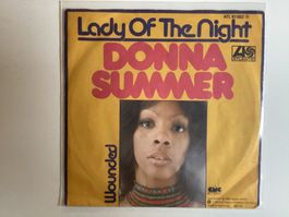Donna Summer Single - Lady Of The Night / Wounded