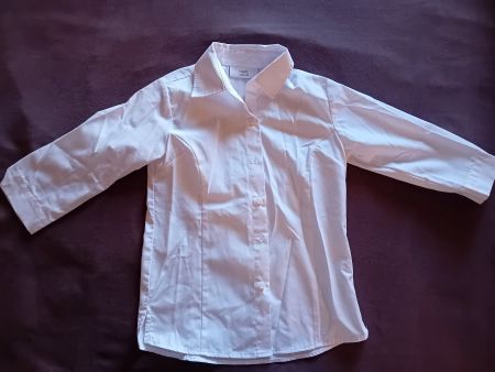 Weisse Bluse Gr. 134