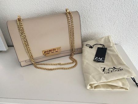 Elegante Zac Posen Handtasche beige neuwertig