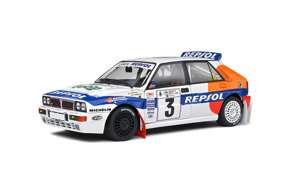Voiture Miniature Lancia Delta HF Integrale Rally Repsol 1/18 Ricko - Occasion