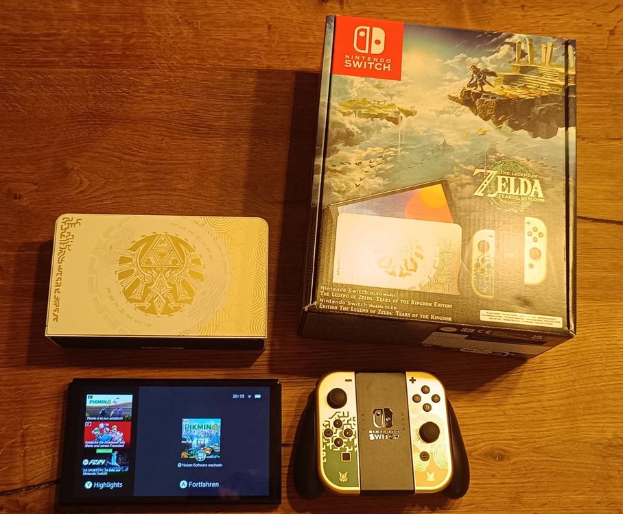 Nintendo Switch OLED Zelda Tears Of The Kingdom - 64 Go - Occasion état Neuf - Sacoche Incluse
