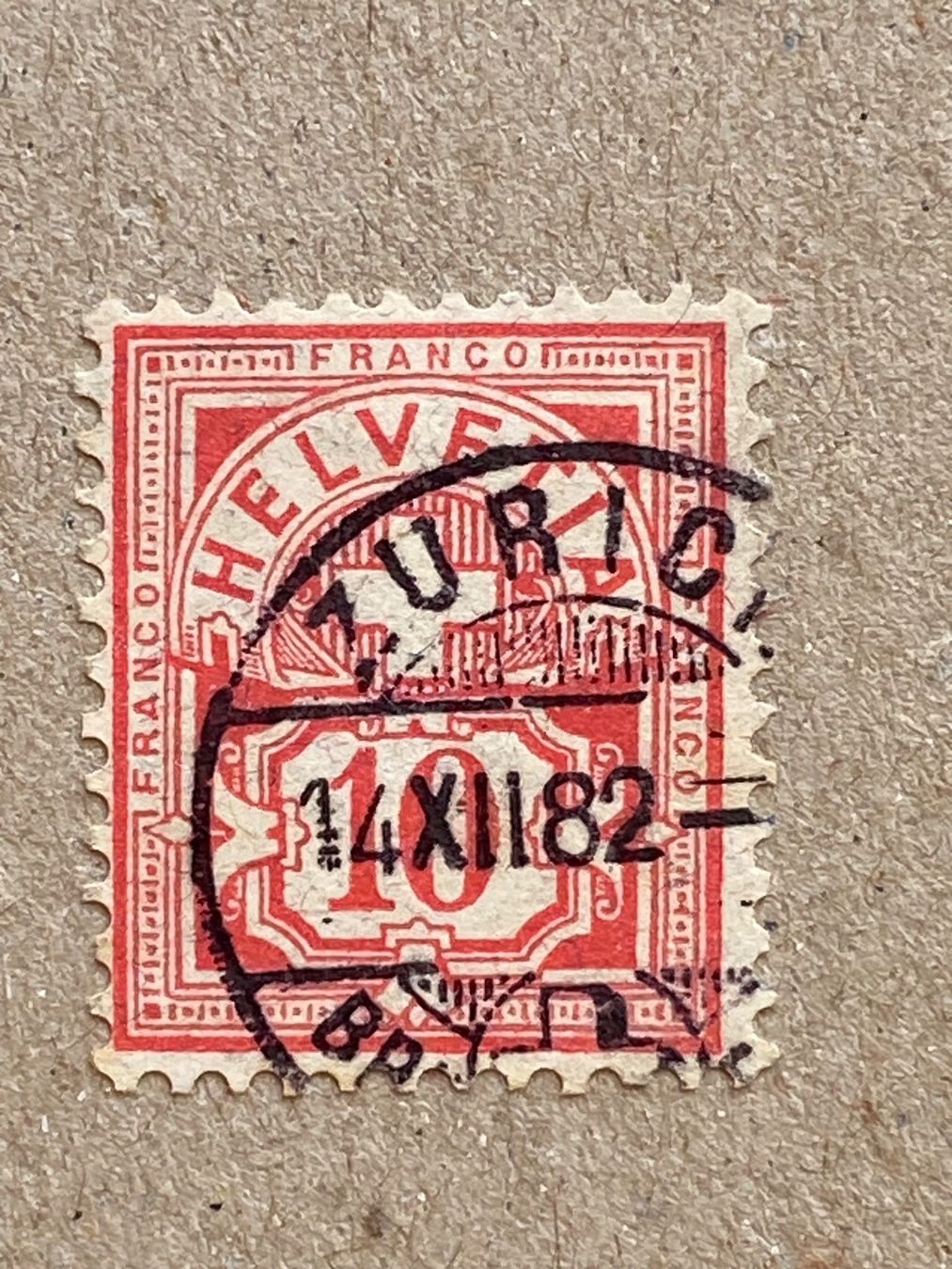 Tutti i francobolli: 61A, Zürich – Usato da Aarau venduto da hilde47