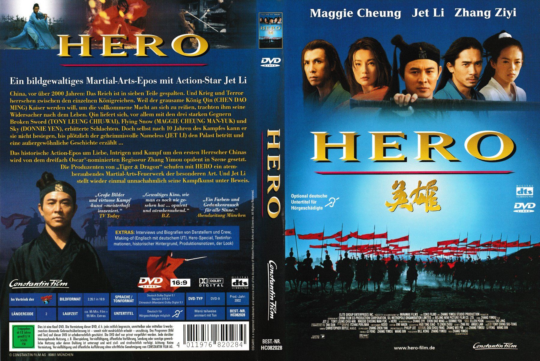 Alle DVDs: DVD - Hero – Gebraucht aus Langnau am Albis von MediaRescuerKeLoX