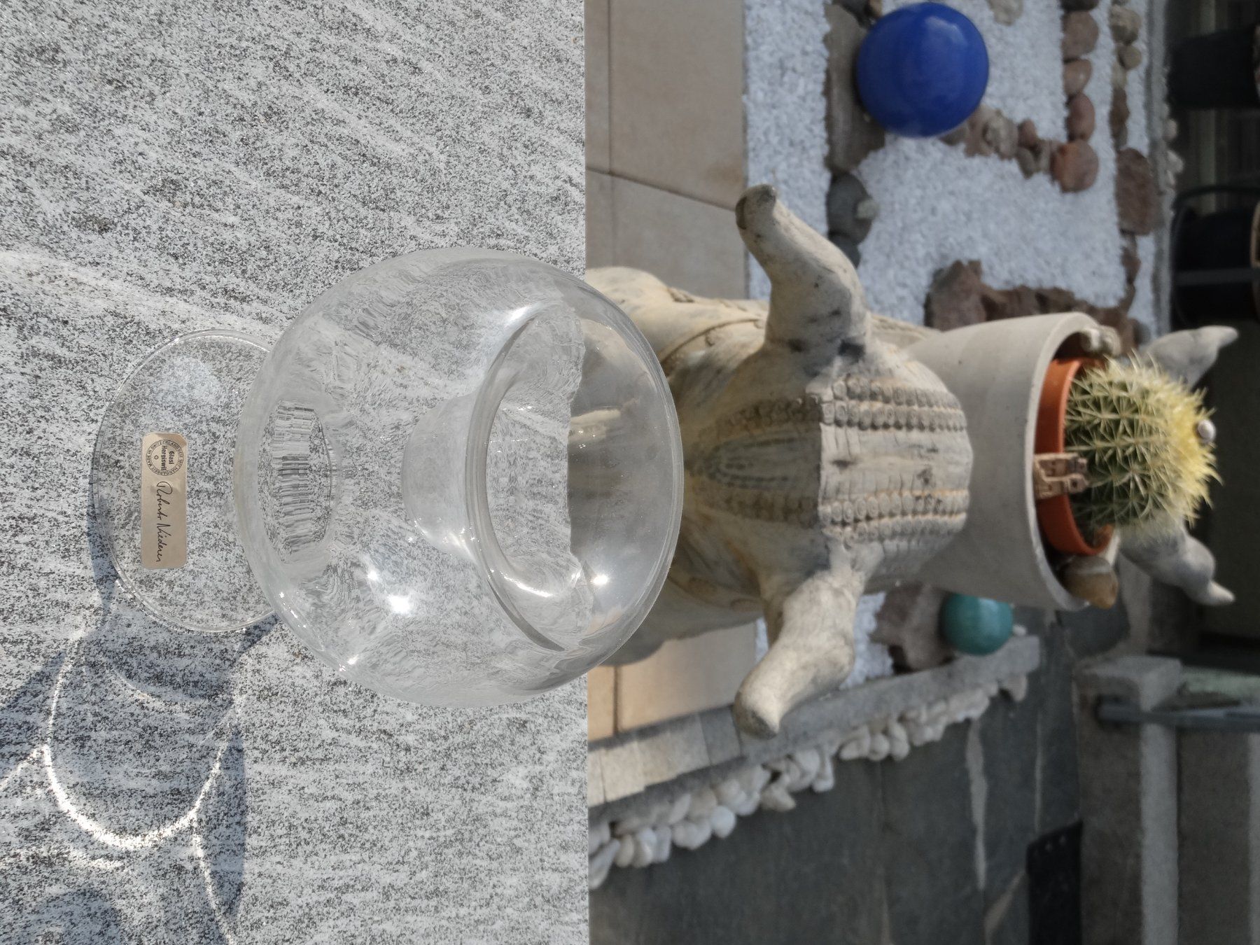 Alessi Portacandele: Aus der Glasvitrine: Kernzenständer aus Glas – Usato da Allschwil venduto da Boutique_16b 4