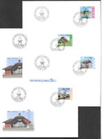 4 FDC Pro Patria 2004 Serie Einzelmarken ET Luzern 6.5.2004