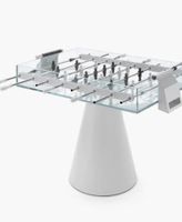 Tischfussbal design 🇮🇹cristal et métal
