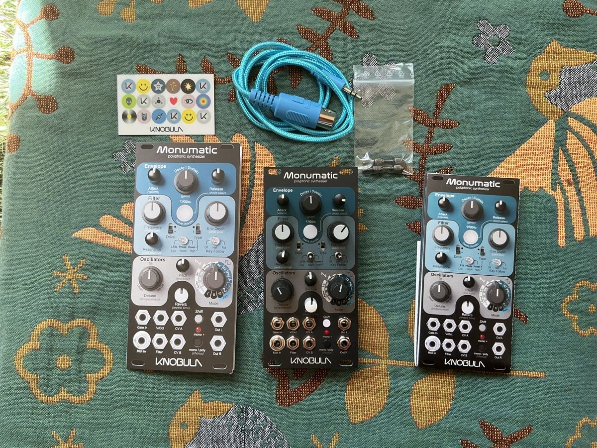 Musikinstrumente: KNOBULA Monumatic Polyphonic Synthesizer, Neuwertig – Neu (gemäss Beschreibung) aus Fribourg von Rojas-Stoeckli 2