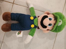 LUIGI, Plüsch, Teil der Super Mario Kult Figuren NEU