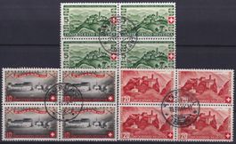 1944, Pro Patria: B22-24 im Viererblöcke, Kat: 50.-
