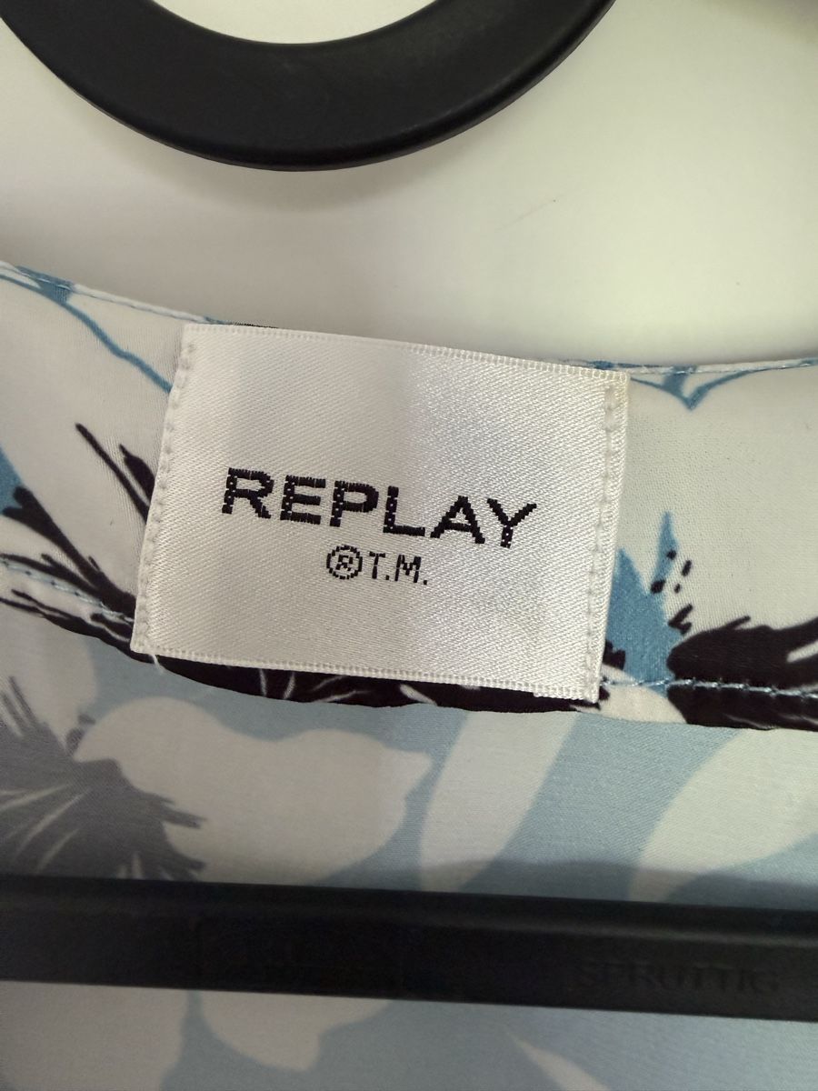 Replay Vestiti: Robe Replay fleurie bleu taille M – Nuovo (secondo la descrizione) da Genève venduto da acr_88hl 1