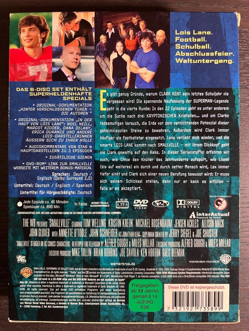 Tutti i DVDs: Smallville - Staffel 4 – Usato da Zürich venduto da FilmFreunde 1