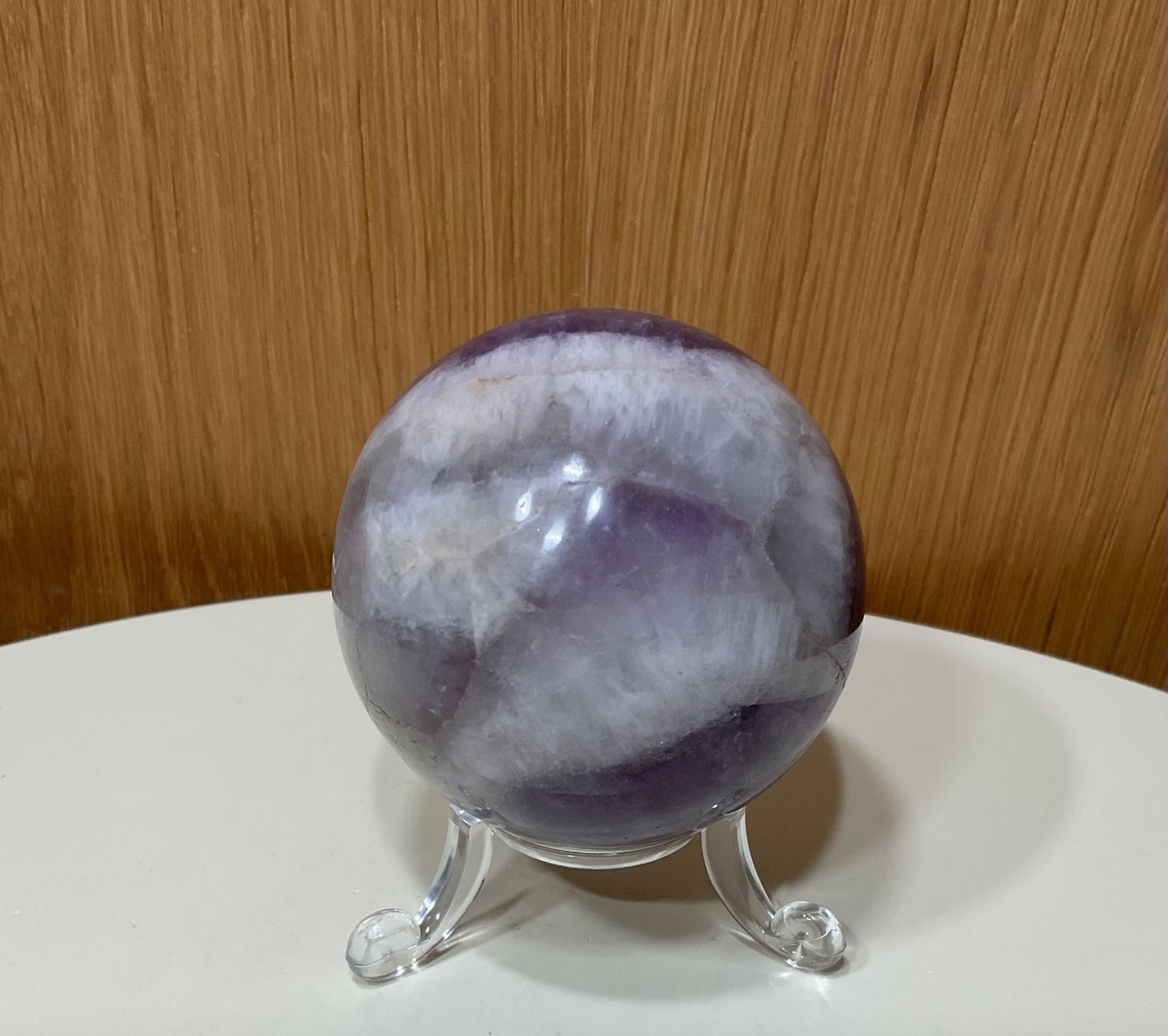 Minerali & Pietre curative: Amethyst Kugel mit Ständer aus Madagaskar – Nuovo (secondo la descrizione) da Gibswil venduto da BestePreis 6