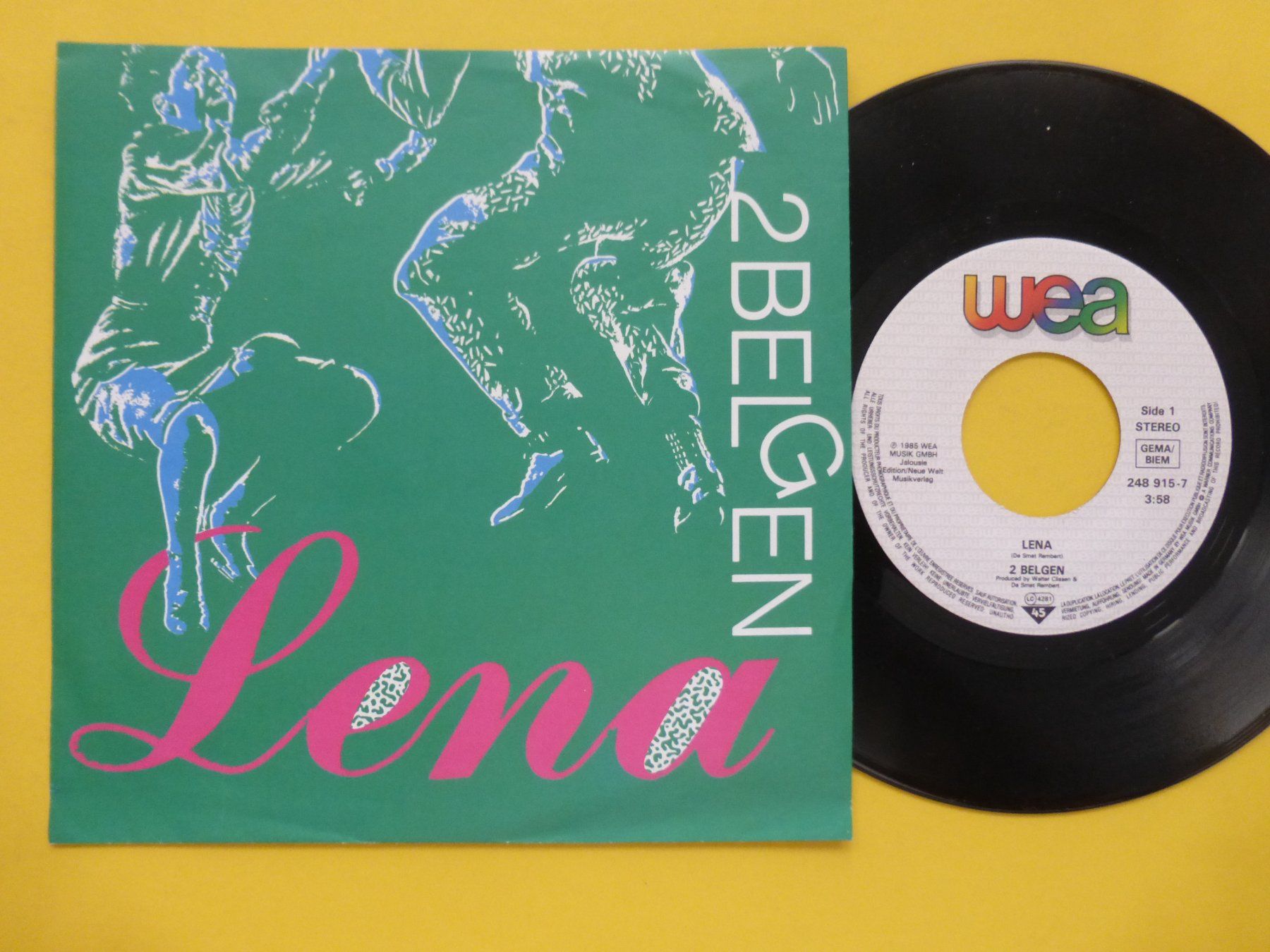 Schallplatten: 2 Belgen – Lena – Gebraucht aus Zürich von Swiss57