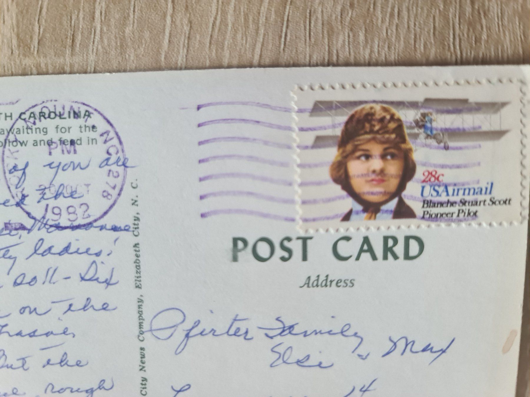 Cartes postales: Ansichtskarte Seagulls North Carolina 1982 – D'occasion à Dintikon par Vexi 1