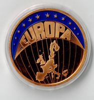 Europa_1998_ECU_Medaille in Schutzkapsel