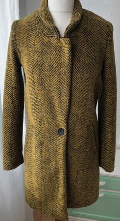 Gelber MAISON SCOTCH Übergangsmantel, kurzer Mantel, Jacke S