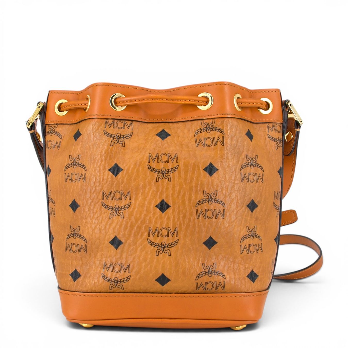 Mcm Borse da donna: MCM Heritage Beuteltasche Visetos cognac – Usato da Binningen venduto da Designerlabels 3