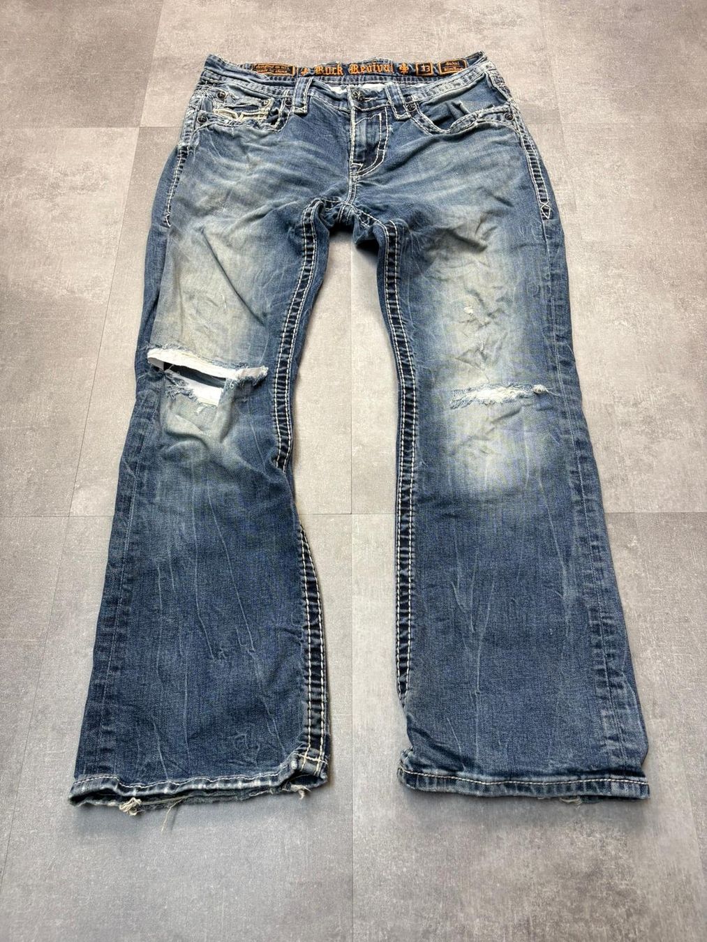 Jeans: Rock Revival Bootcut Flared Jeans - Grösse L/33 – Usato da Werdenberg venduto da hase.vintage 1