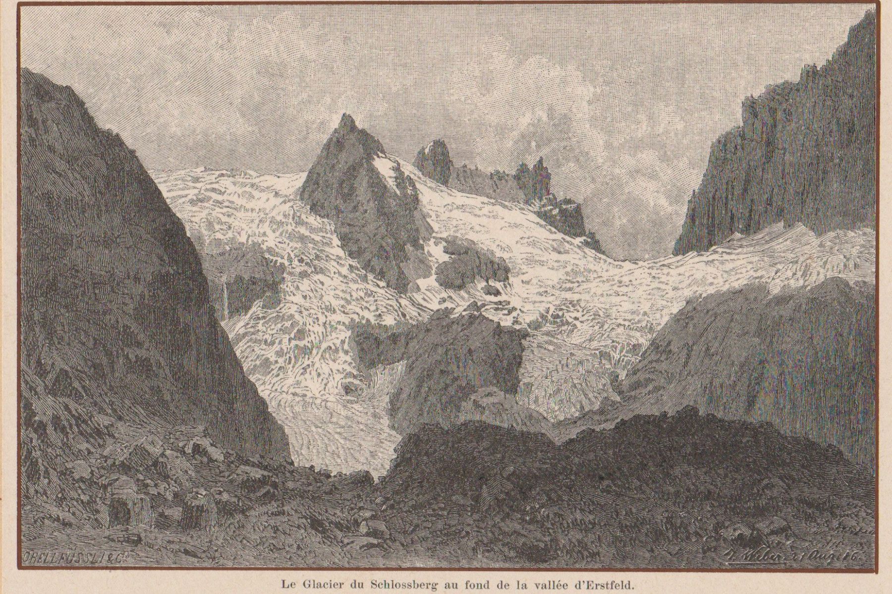 Foto & Immagini: Erstfeld  UR   Schlossberg - Gletscher  -   altes Bild – Usato da Vitznau venduto da Mina60 1
