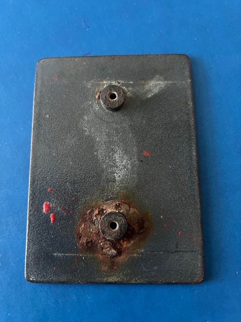 Insegne: PTT BRIEFKASTEN EMAILLSCHILD ORIGINAL – Usato da Steinach venduto da Momoco 1
