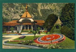 Interlaken, Kursaal-Blumenuhr, ungelaufen, ca. 1940