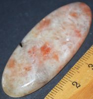 Cabochon L-4117 – Goldener Sonnenstein 52x20mm