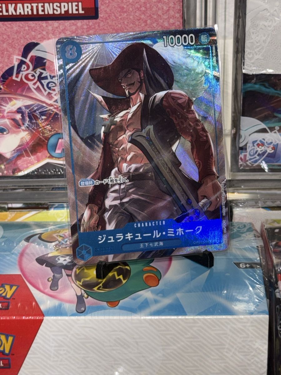 Bandai Carte collezionabili: Dracule Mihawk (OP07-044) (V.2) – Nuovo (secondo la descrizione) da Bern venduto da Ludixii