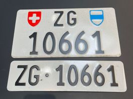 Autokontrollschild ZG 10661