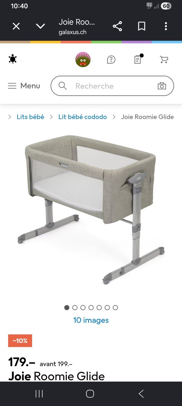 Letti: Lit cododo Joie Roomie Glide – Usato da Croy venduto da bad_c6bf 8