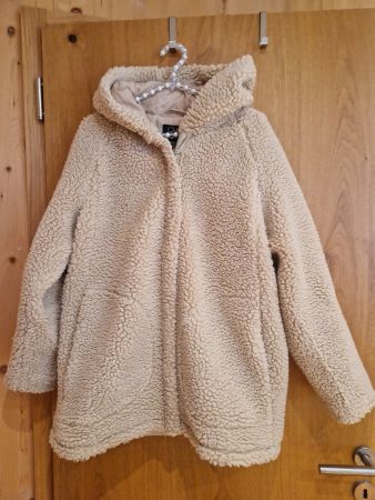 Kuschelige Teddyjacke mit Kaputze Gr.L