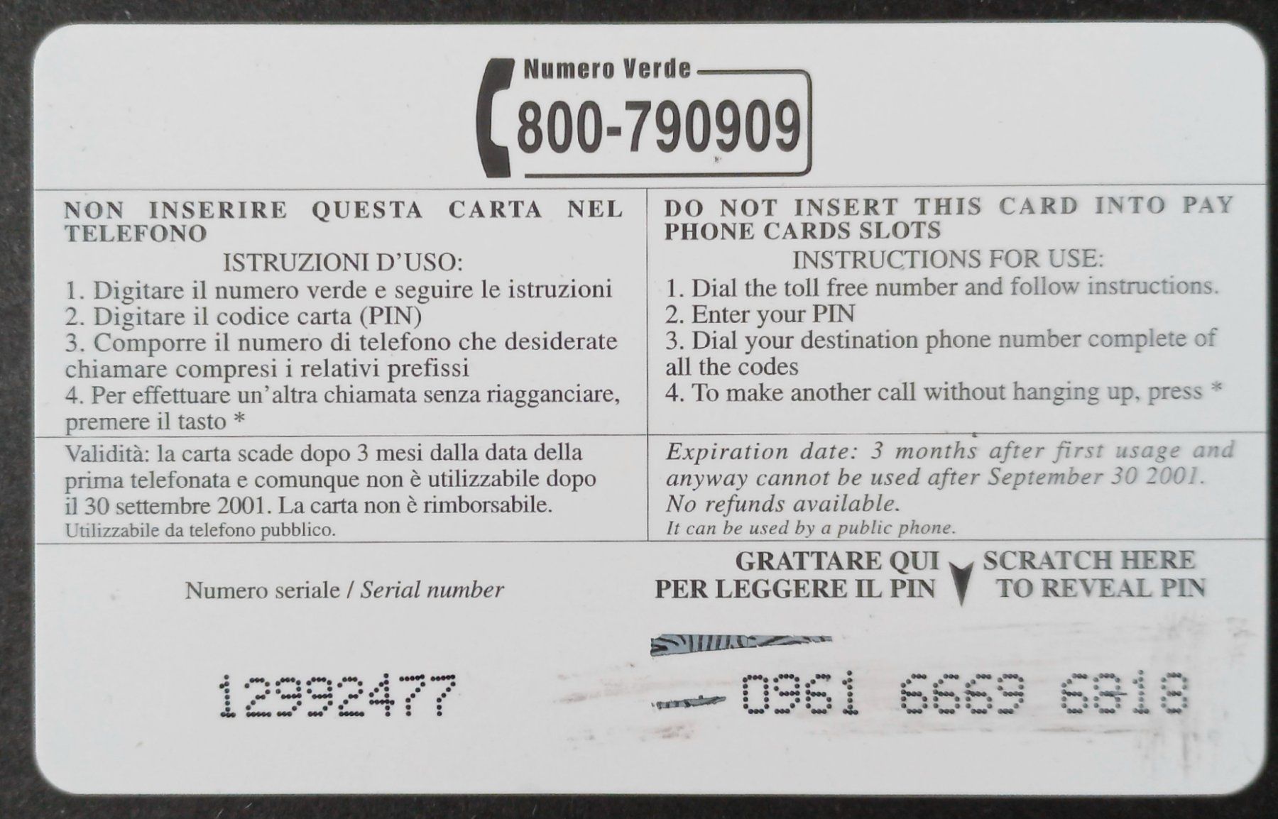 Telefon- & Taxkarten: Taxcard Phonecard - Interglobo - I – Gebraucht aus Niederuzwil von lubimaja 1