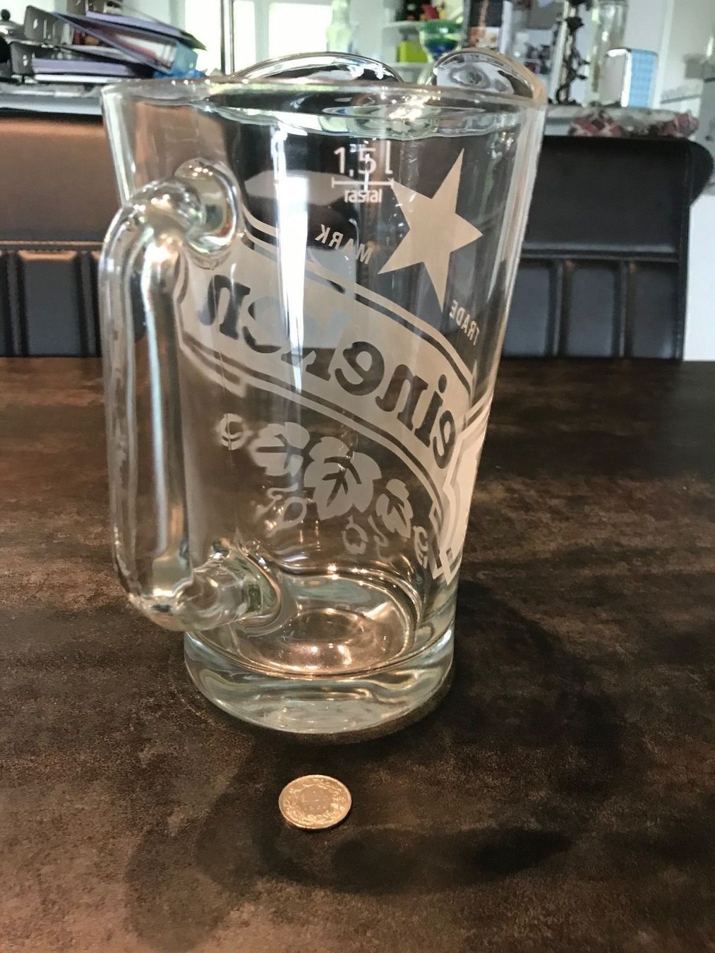 Carafes: Pichet Heineken 1,5L – D'occasion à Vallamand par Bricbracbroc82 2
